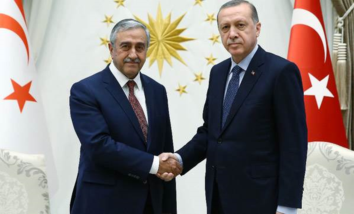 Erdoğan, Akıncı ile Bir Araya Geldi
