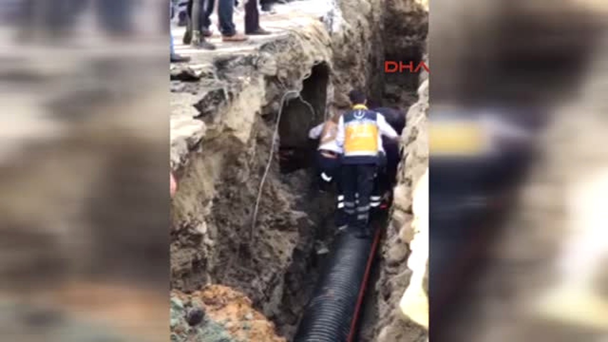 Rize?de Göçük Altında Kalan Işçi Yaralandı