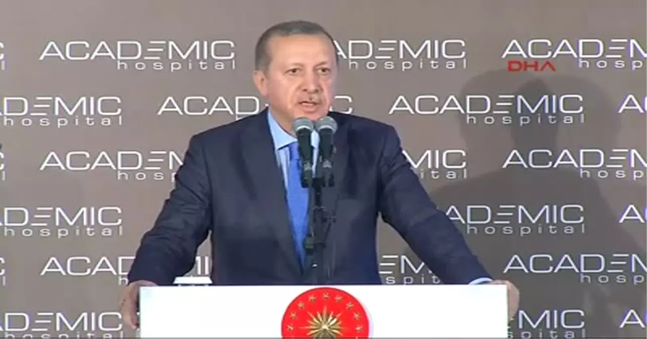 Aktüel Görüntü) Erdoğan Academic Hospital Açılış Töreninde Konuştu
