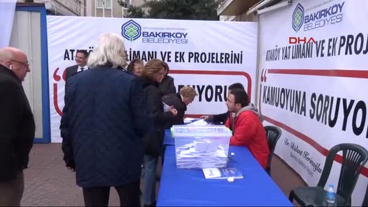 Bakırköy\'de Mega Yat Limanı Projesi Refarandumuna Yeni Formül Kamuoyu Araştırması