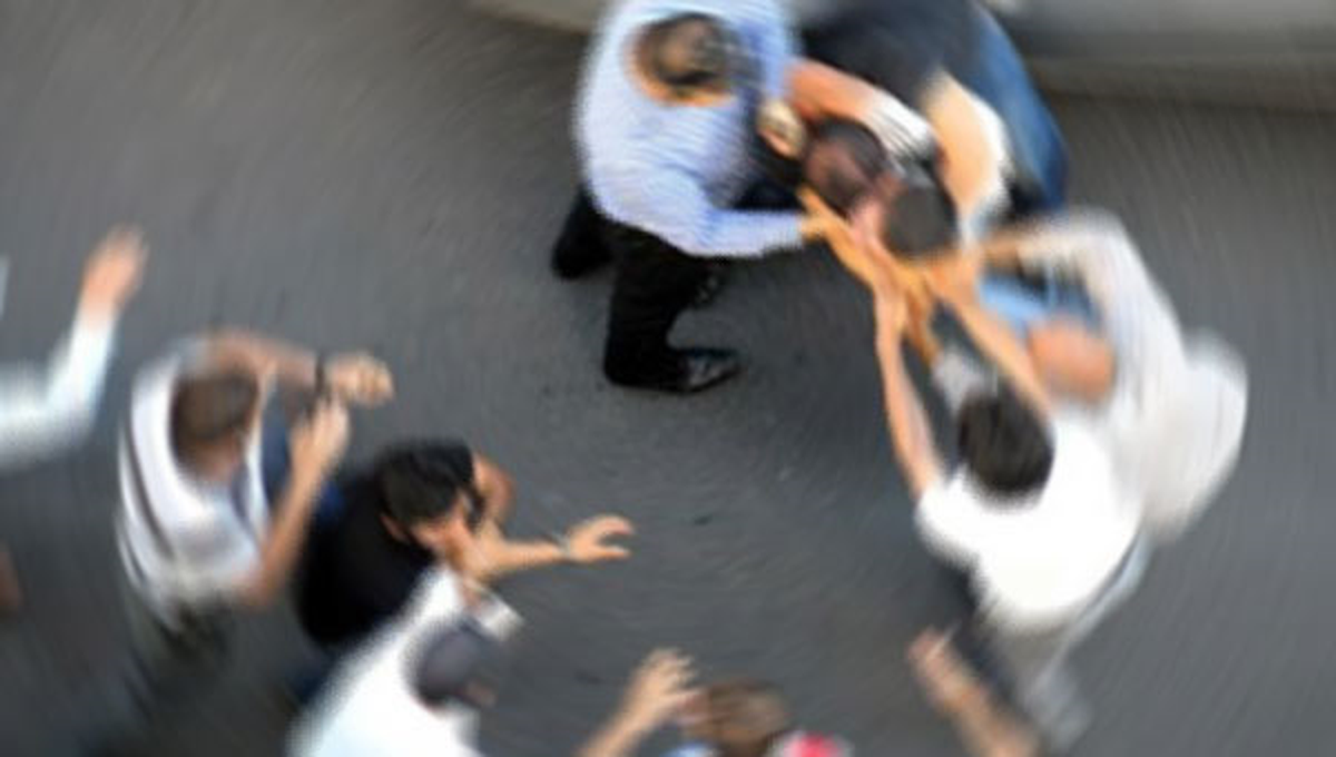 Gençlerin Kavgasında Ölümüne Tekme Kamerada