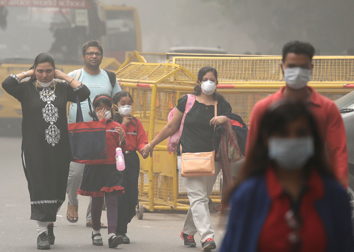 Hindistan'da Hava Kirliliği Okulları Tatil Ettirdi