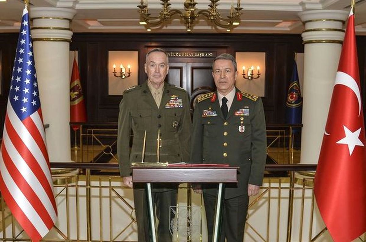 Orgeneral Akar, ABD Genelkurmay Başkanı Dunford Görüşmesi