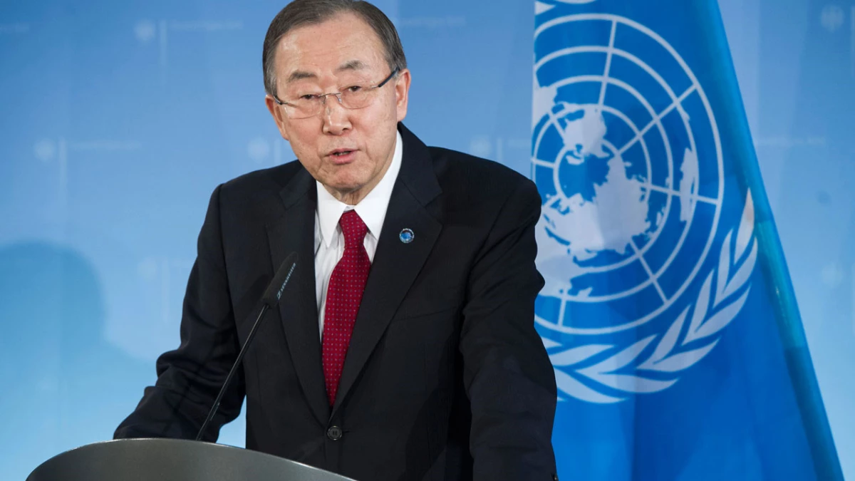 Ban Ki-Moon: "Kıbrıs Müzakerelerinde Çözülmeyi Bekleyen Bazı Hassas ve Zor Konular Kaldı"