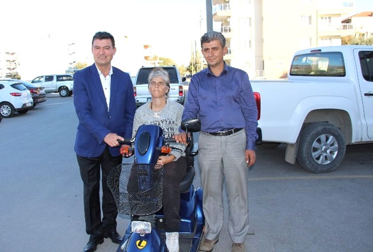 Başkan Akın\'dan Engelli Vatandaşa Yardım Eli