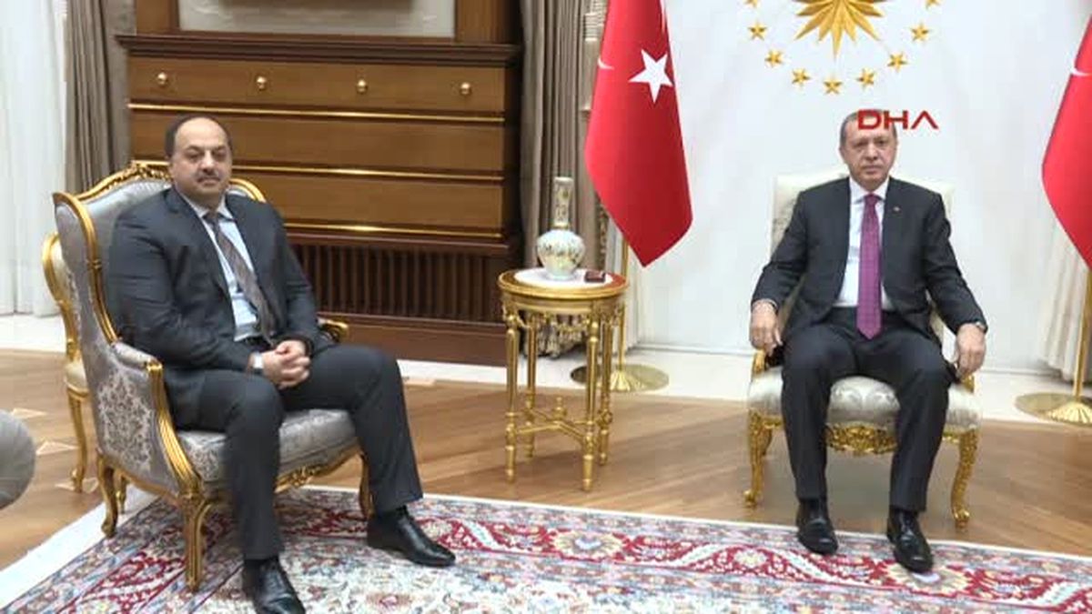 Cumhurbaşkanı Erdoğan, Katar Devlet Bakanı El-Atiye\'yi Kabul Etti