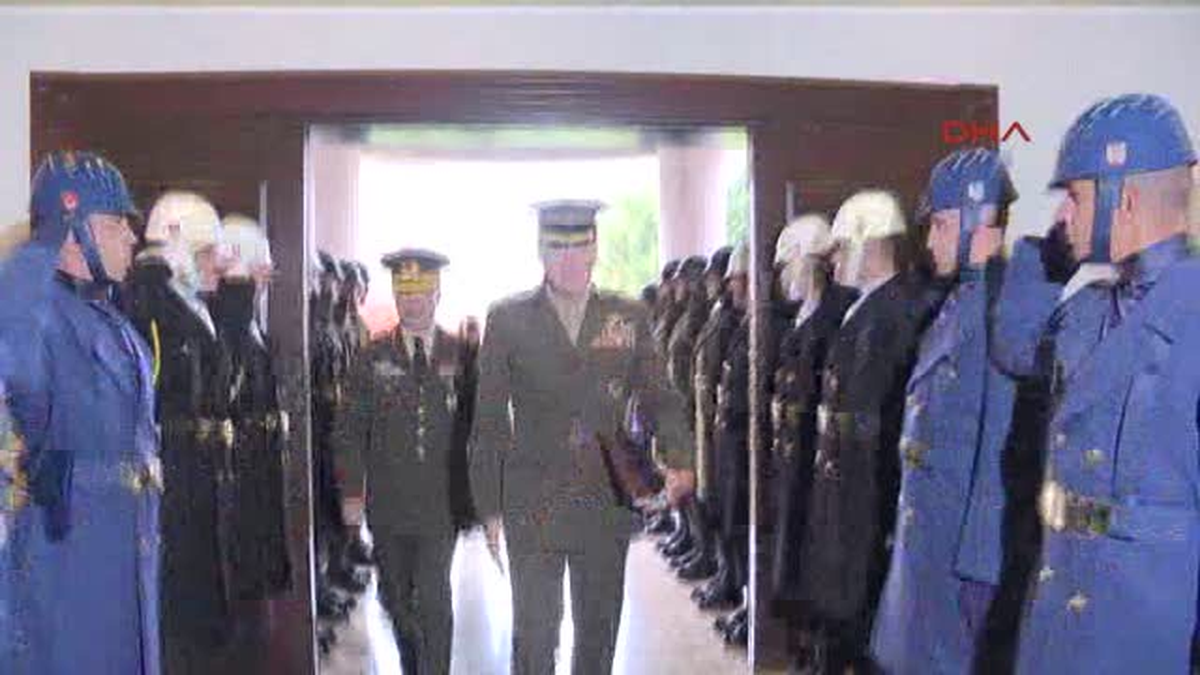 Genelkurmay Başkanları Hulusi Akar ve Joseph Dunford\'un Görüşmesi