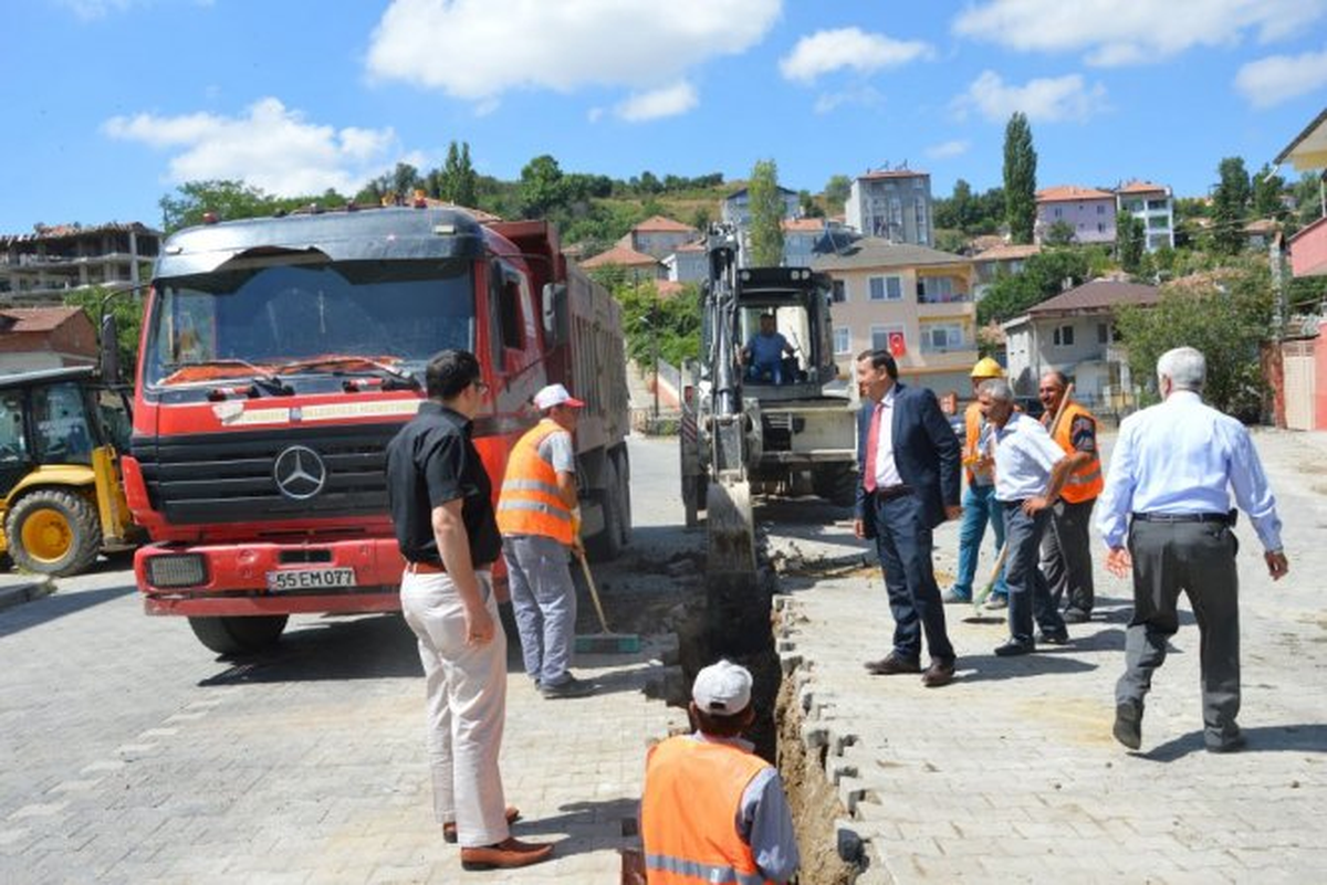Havza\'da Doğalgaz Çalışmaları