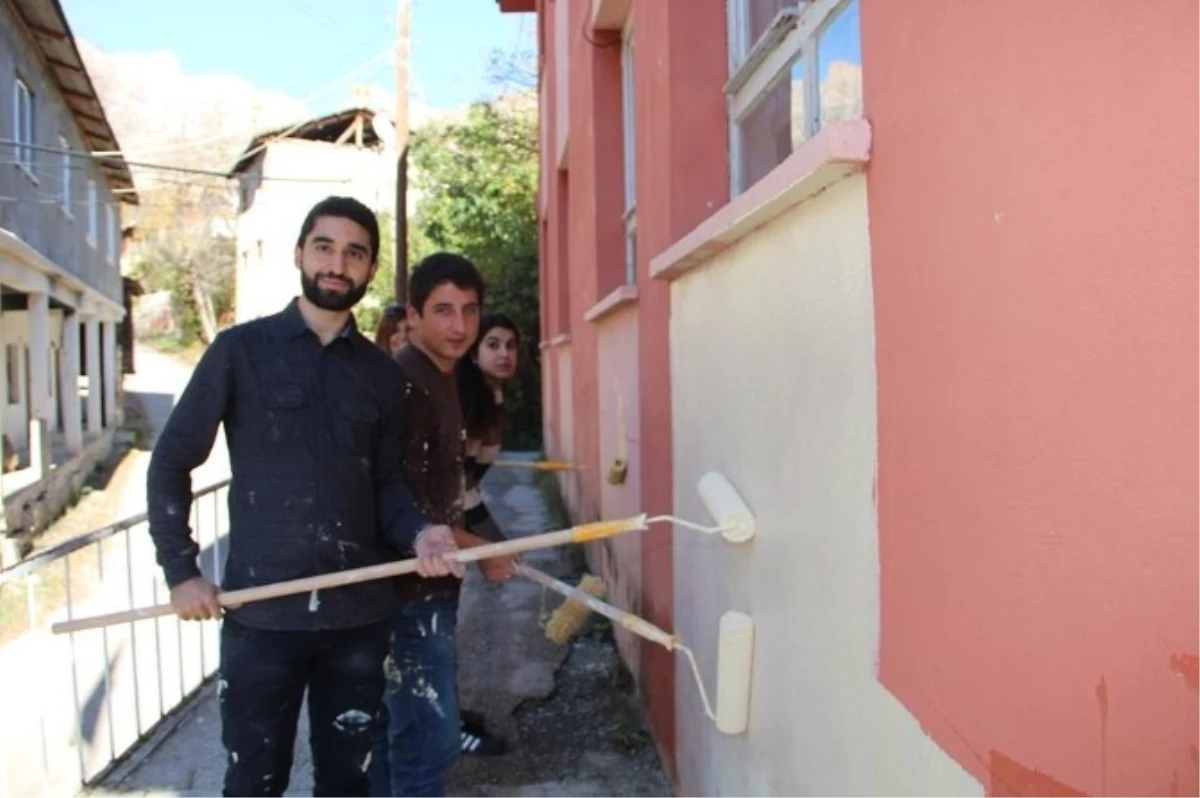 Kardeş Okula Tamir ve Tadilat Yaptılar