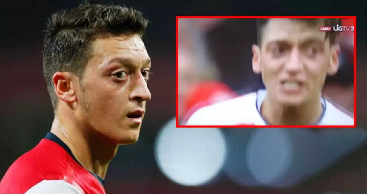 Mesut Özil, Sert Hareketin Ardından Türkçe Küfretti