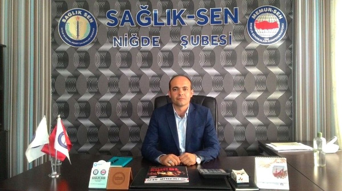 Niğde Sağlık-Sen\'in Yeni Başkanı Ebuzer Doğan Oldu