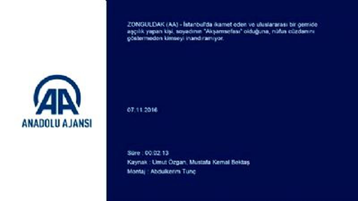 İstanbul'da Yaşayan Aşçı, Soyadına Kimseyi İnandıramıyor