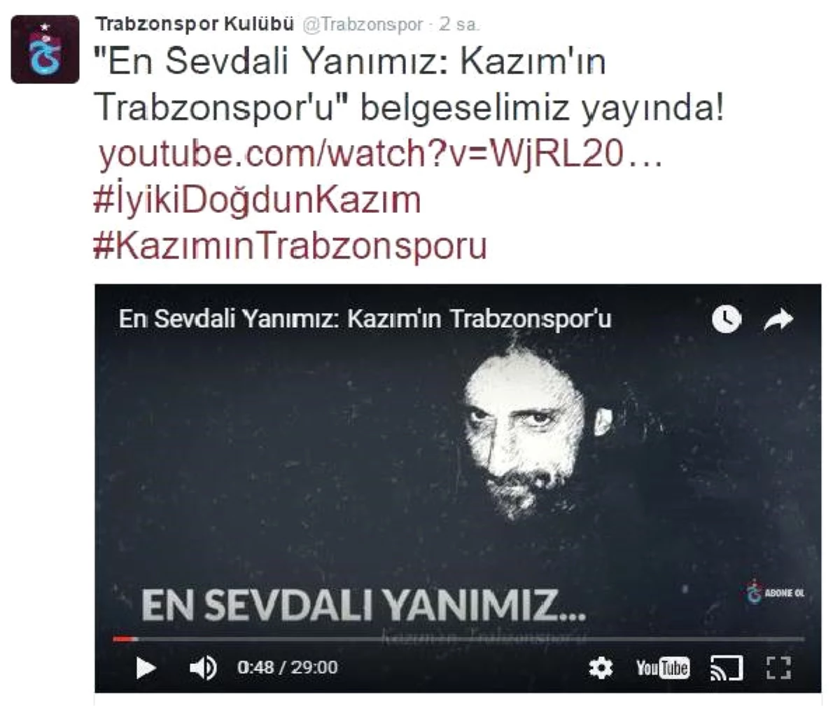 Trabzonspor\'dan Kazım Koyuncu Belgeseli