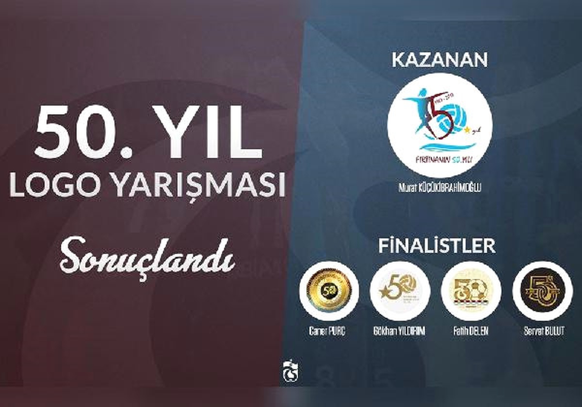Trabzonspor\'un 50\'inci Yılına Özel Logo Yarışması Sonuçlandı