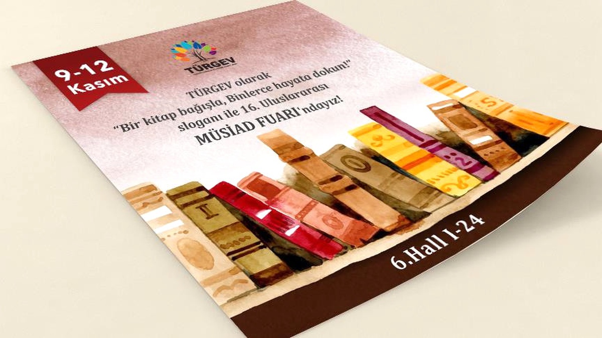 Türgev Kitap Mottosu ile Müsiad Fuarı\'nda