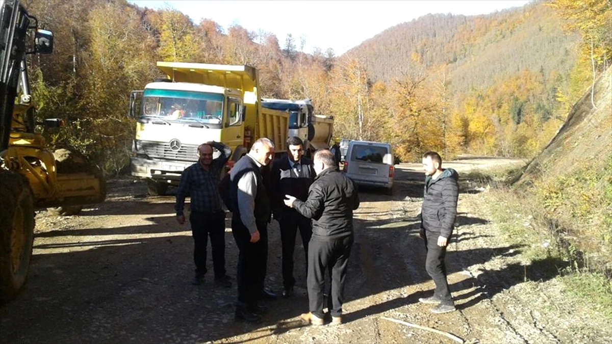 Türkeli Kaymakamı Altaş Yol Çalışmalarını İnceledi