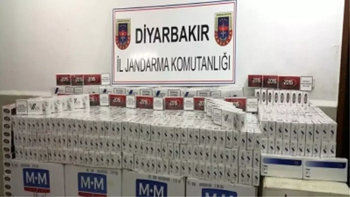 Diyarbakır\'da 61 Bin 880 Paket Kaçak Sigara Ele Geçirildi