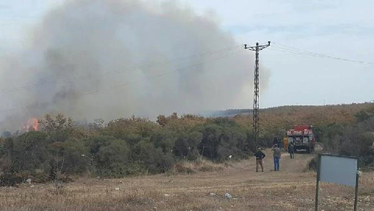 Keşan\'da Orman Yangını