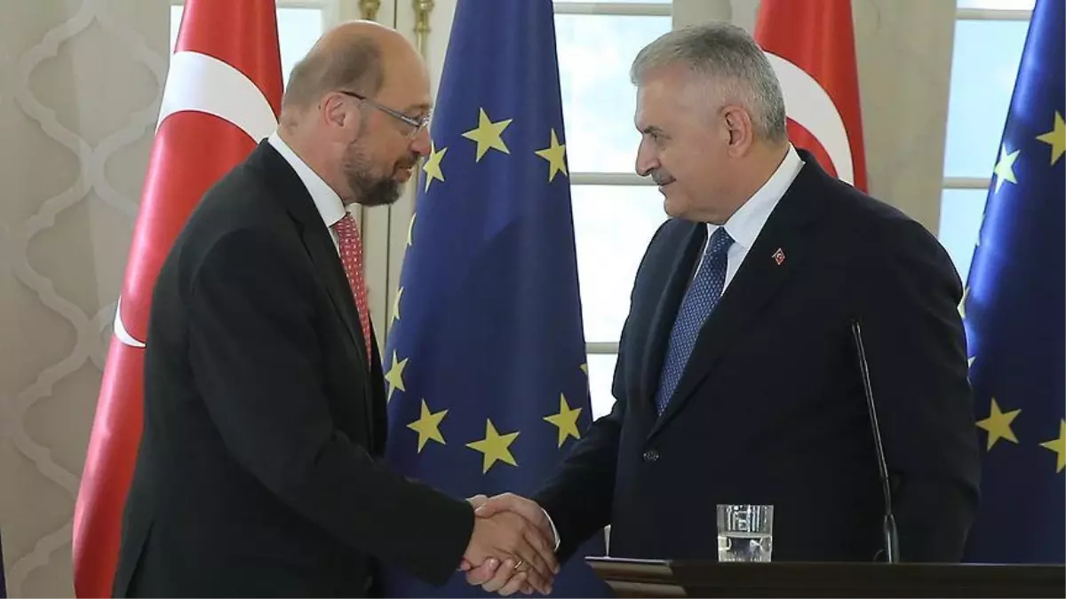 Yıldırım, AP Başkanı Schulz ile Telefonda Görüştü