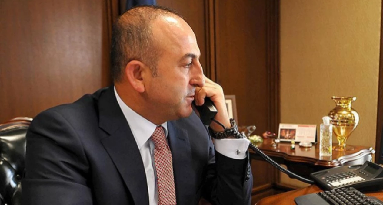 Çavuşoğlu, Bassil ve Ayrault ile Telefonda Görüştü