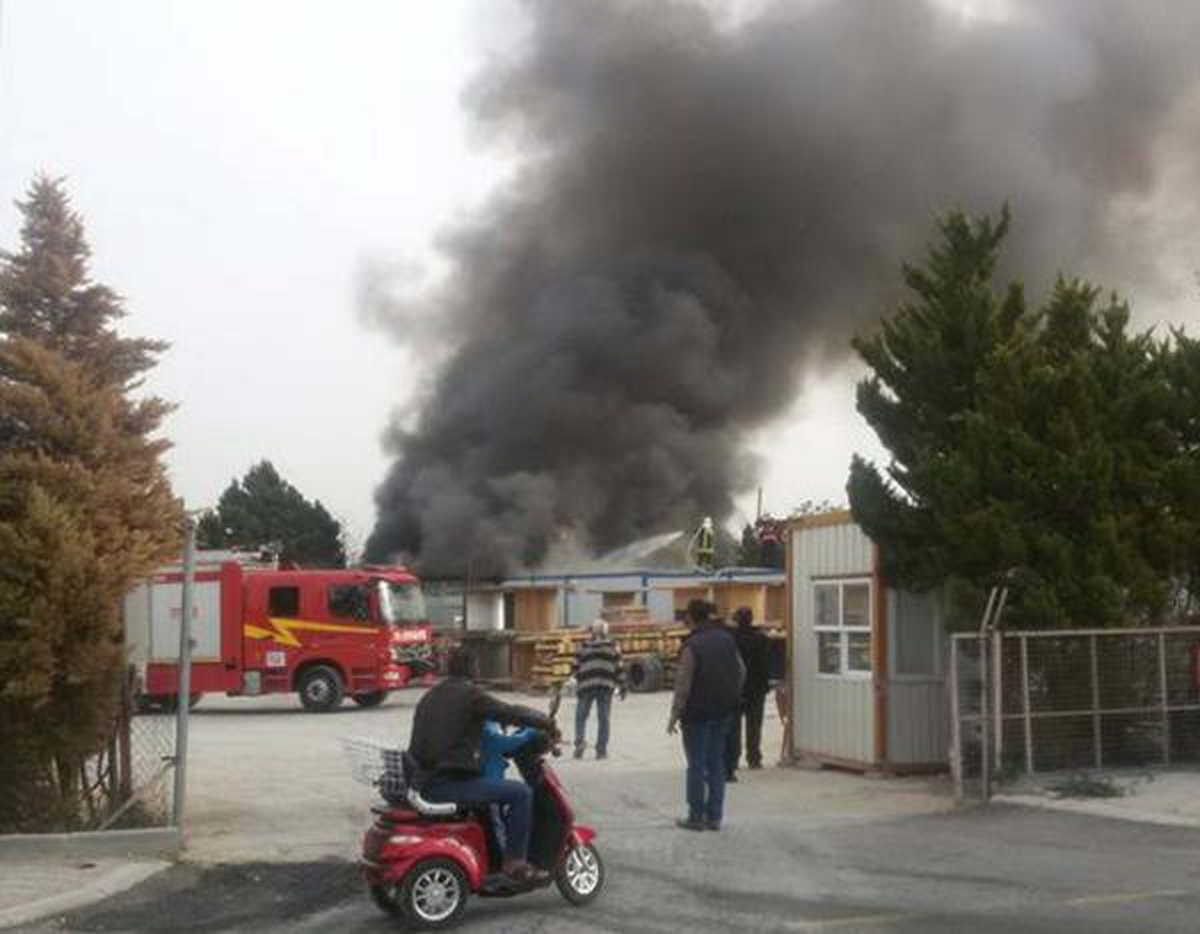 Şantiyede Yangın