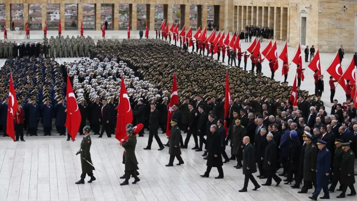 Atatürk, Ebediyete İntikalinin 78. Yıl Dönümünde Anıtkabir\'de Anıldı