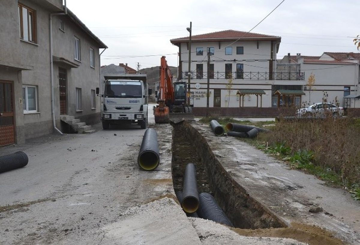 Bozüyük\'te Alt Yapı Çalışmaları