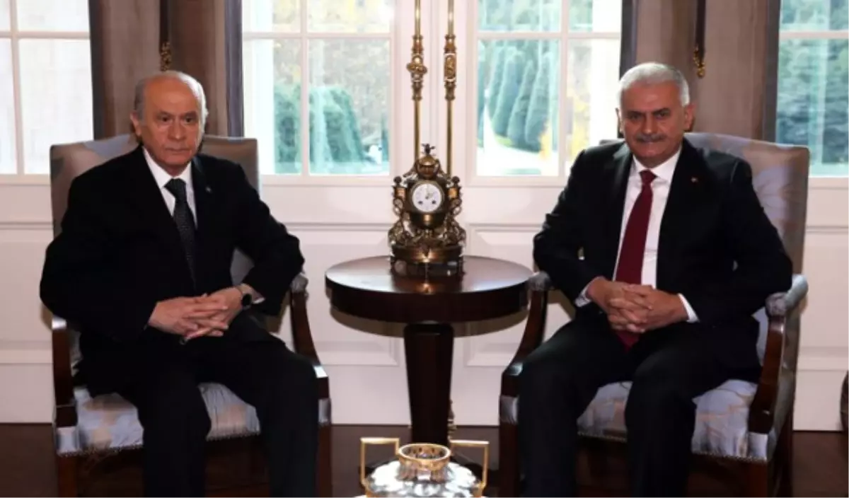 Yıldırım-Bahçeli Görüşmesi Sona Erdi