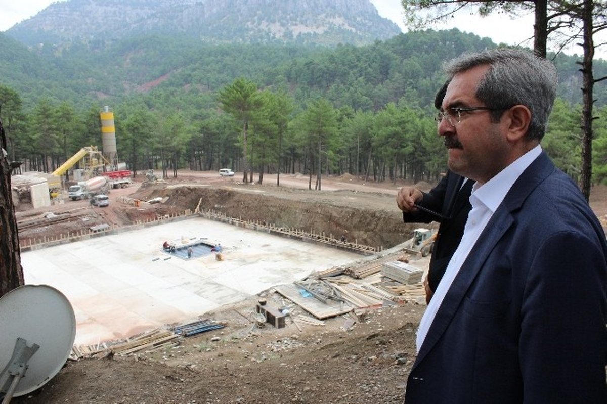 Aladağ Devlet Hastanesi İnşaatı Kaldığı Yerden Devam Ediyor