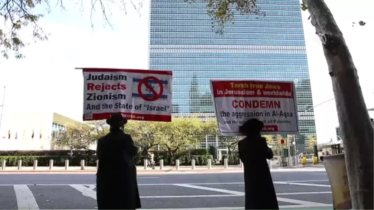 BM Önünde Israil Protestosu - New York