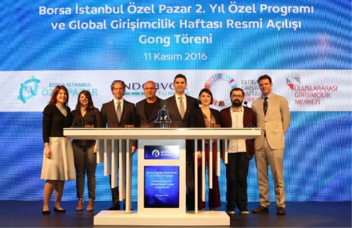 Borsa İstanbul\'da Gong, Özel Pazar\'ın 2. Yılı ve Global Girişimcilik Haftası İçin Çaldı