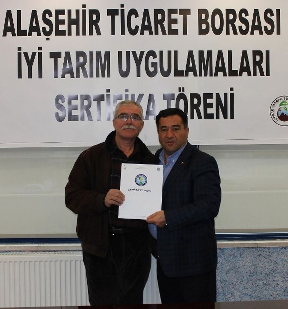 İyi Tarım Uygulamasına Katılan Üreticiler Sertifikalarını Aldı