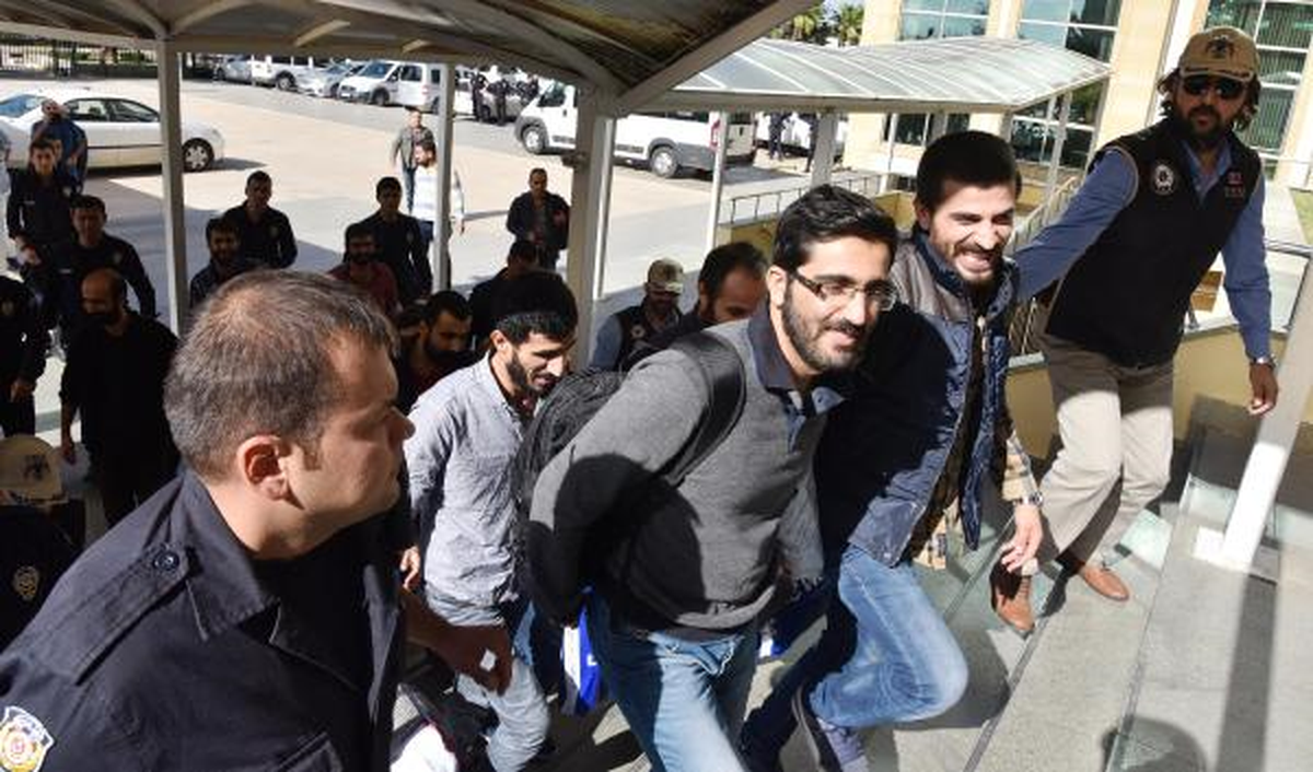PKK Operasyonunda Gözaltına Alınan 25 Şüpheli Adliyede