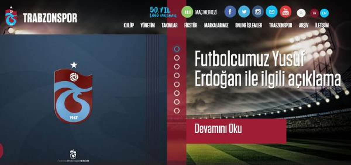 Trabzonspor\'dan Yusuf Erdoğan Açıklaması