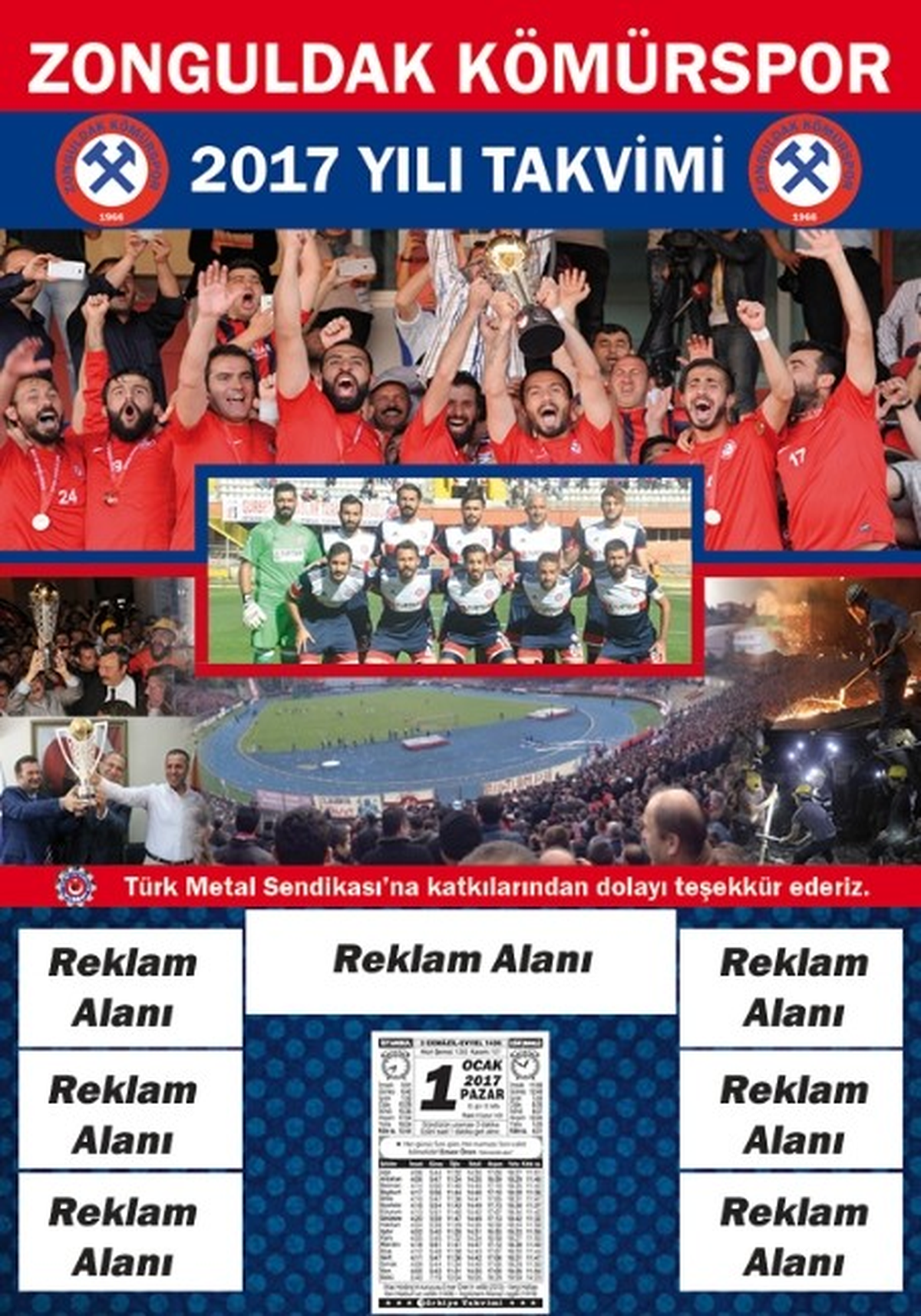 Zonguldak Kömürspor Takvimi Hazırlanıyor