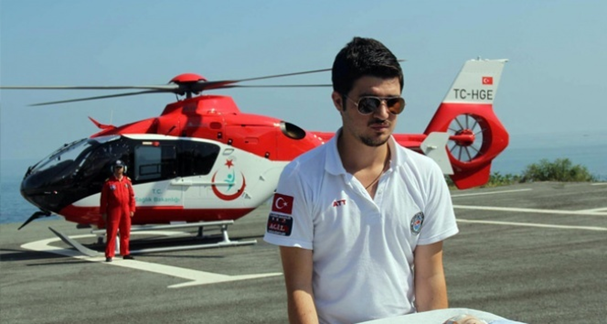 7.5 Aylık Doğan Kalp Hastası 1 Günlük Bebeğin Yardımına Ambulans Helikopter Yetişti