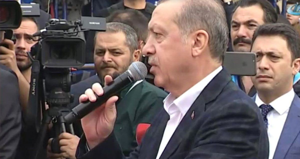 Erdoğan'dan Şehit Kaymakamın Cenazesinde İdam Çıkışı: Allah Ne Demişse O