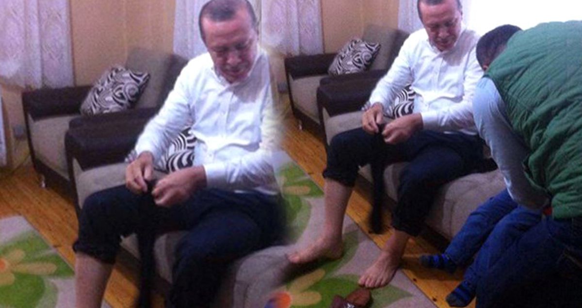 Erdoğan'ın Abdest Sonrası Fotoğrafı Sosyal Medyada Büyük İlgi Gördü