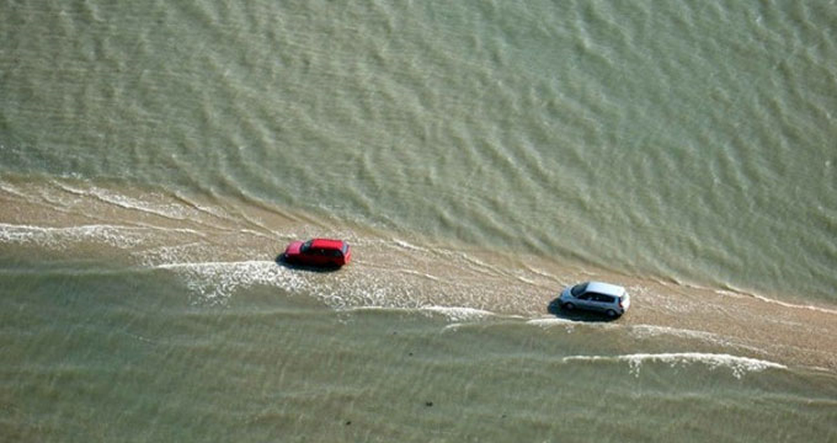 Gois Geçidi Günde 2 Kez Yerin 4 Metre Altına Gömülüyor