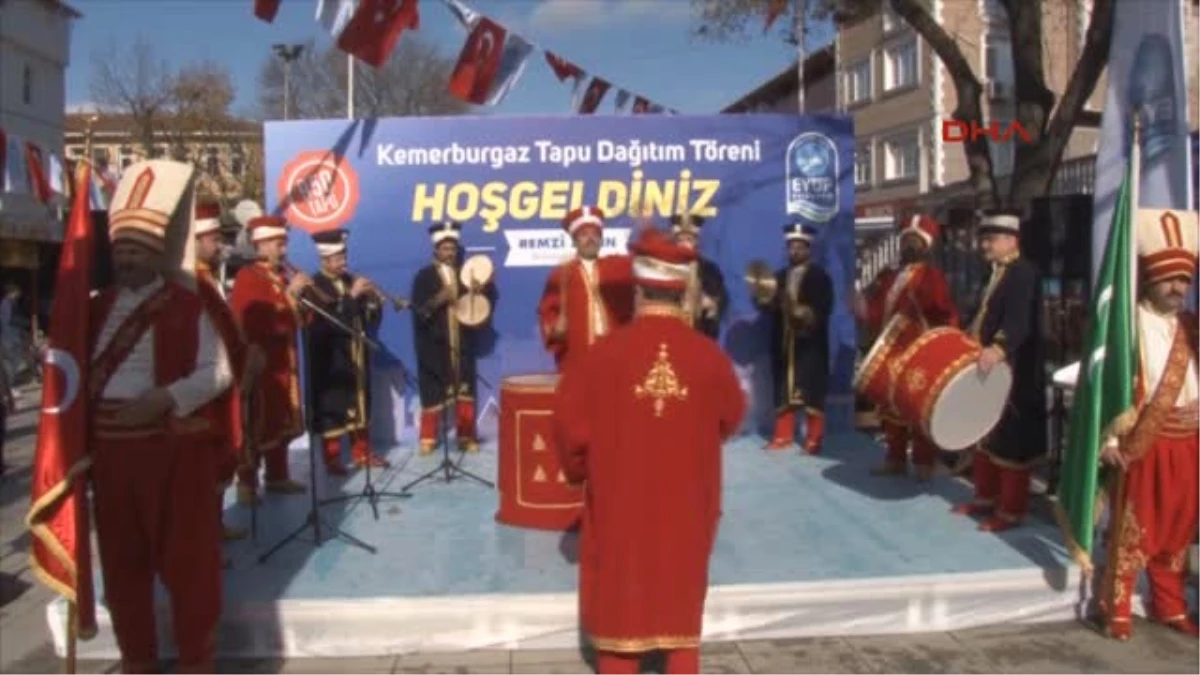 Kemerburgazlılar Tapularına Kavuştu