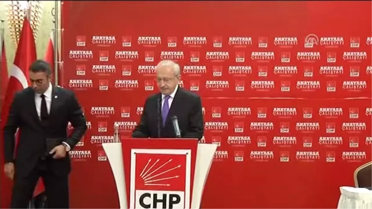 Kılıçdaroğlu: "Tartıştığımız Anayasa 1982 Anayasası\'dır"