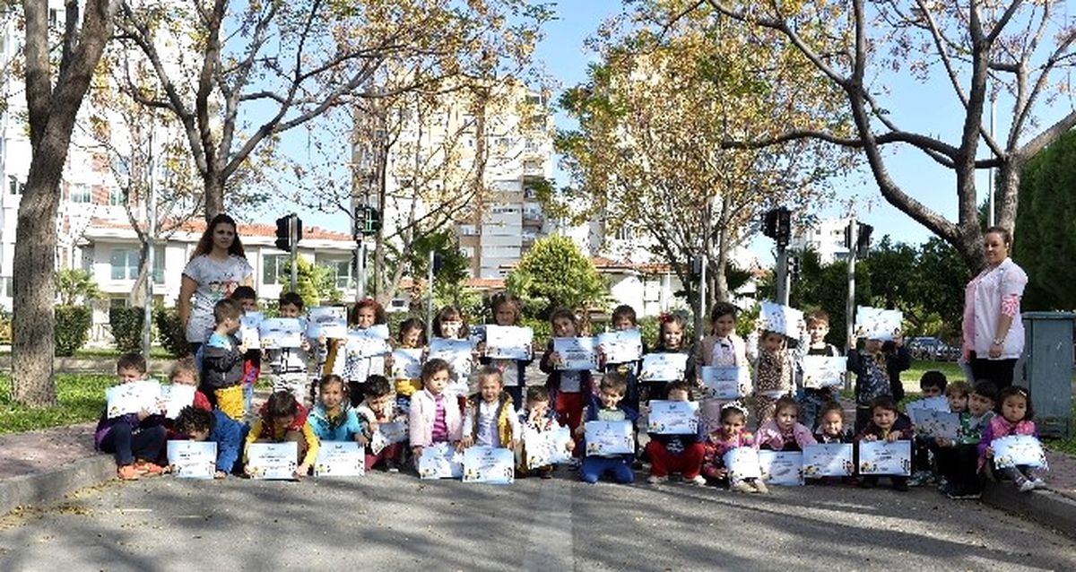 Muratpaşa\'nın Minikleri Trafik Parkı\'nda