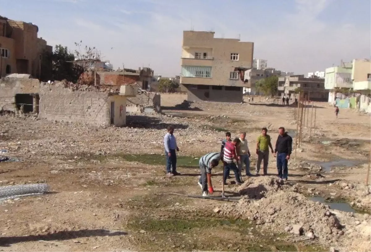 Nusaybin\'de Tellerin Bir Bölümü Kaldırıldı