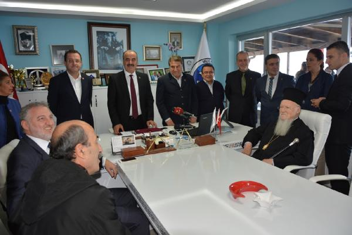 Patrik Bartholomeos, Mudanya Belediyesi\'ni Ziyaret Etti