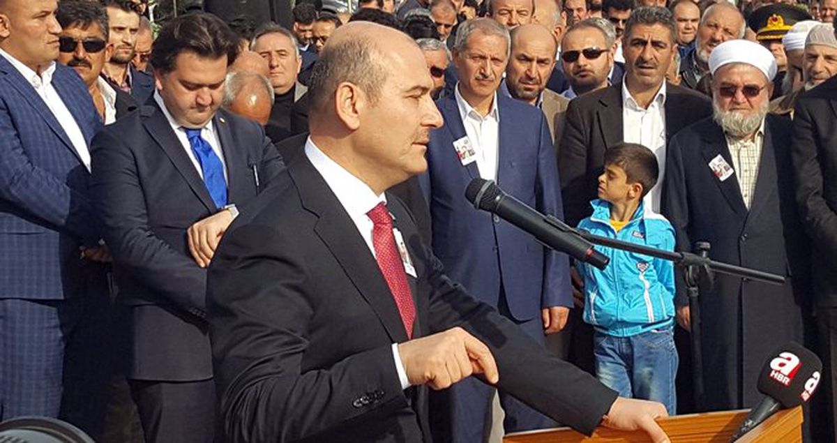 Şehit Kaymakama Son Görev! Bakan Soylu Ağladı