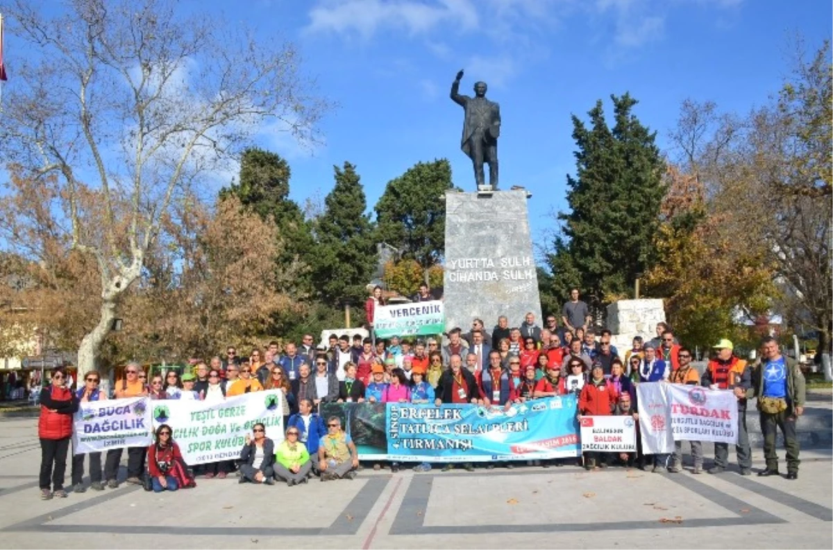 Sinop\'ta Ulusal Dağcılık ve Erfelek-Tatlıca Şelaleleri Tırmanış Şenliği