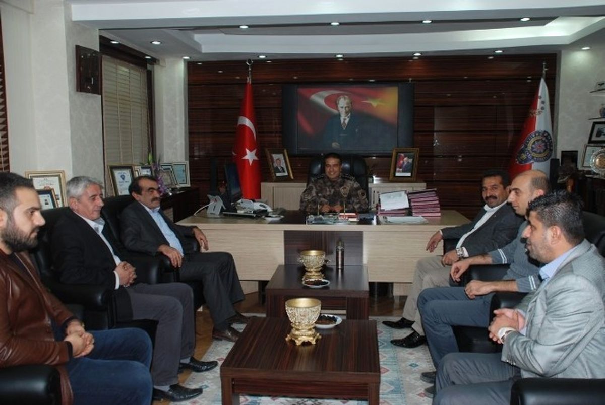 Agc Başkanı Alper\'den Dişkaya Emniyet Müdürüne Ziyaret
