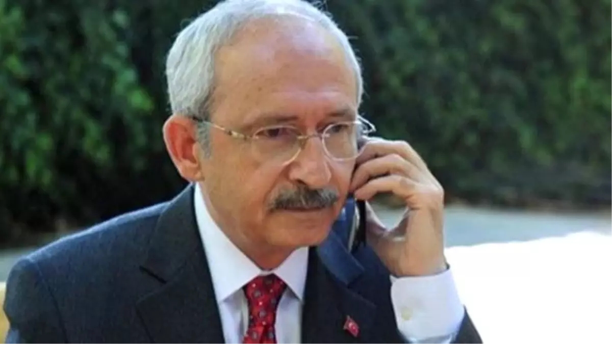 Kılıçdaroğlu\'ndan Şehit Kaymakamın Babasına Taziye Telefonu