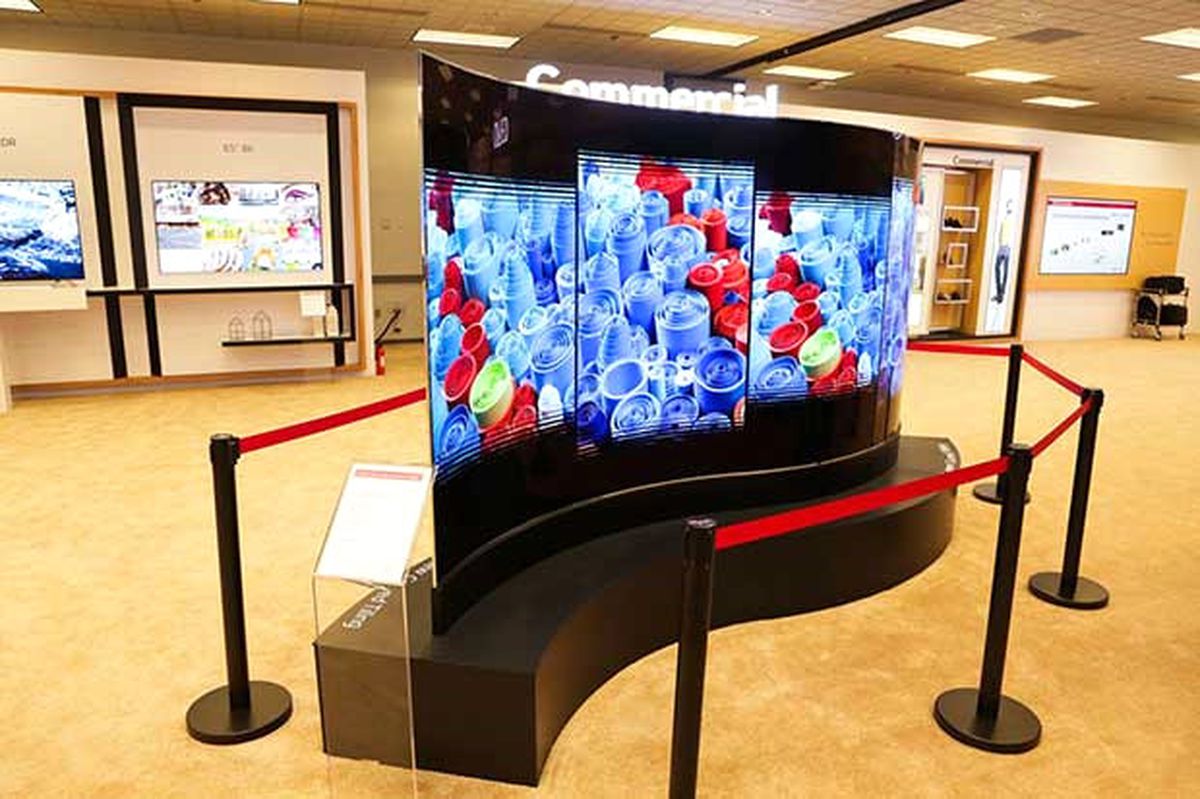 Lg\'den Esnek Duvar Kağıdı Oled Tv!