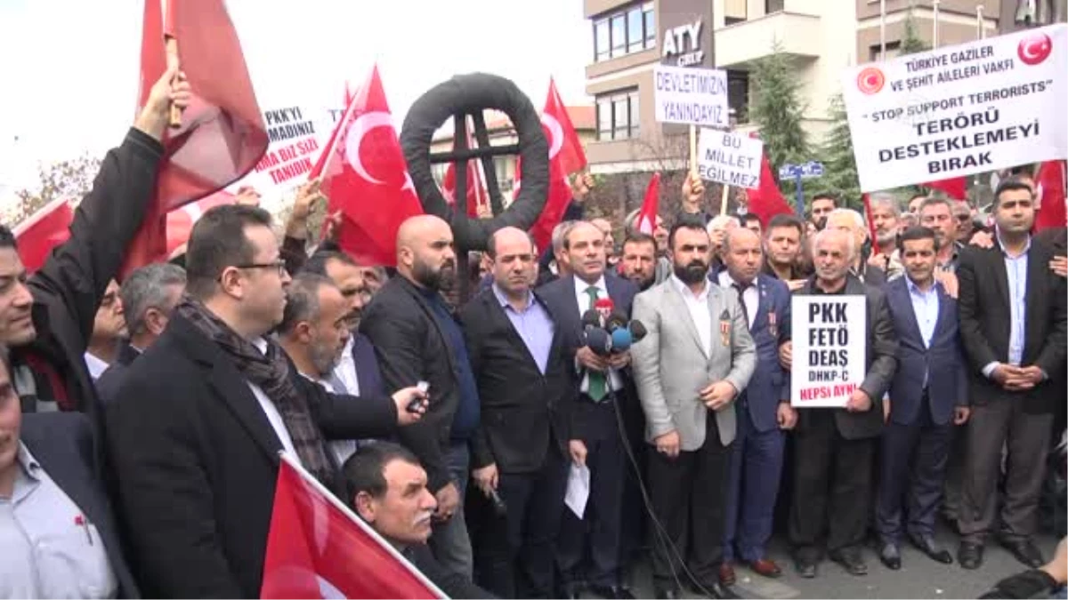 Lüksemburg\'un Ankara Büyükelçiliği Önünde Protesto